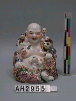 藏品(五子佛瓷坐像)的圖片